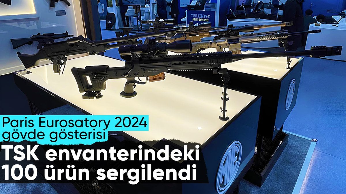 Paris Eurosatory 2024 Fuarı’na MKE damgası: TSK envanterindeki 100 ürün tanıtıldı