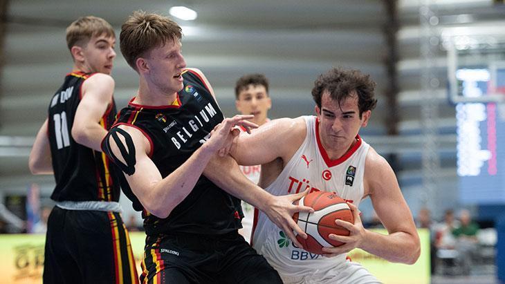 U18 Erkek Milli Basketbol Takımı, Belçika’ya takıldı!