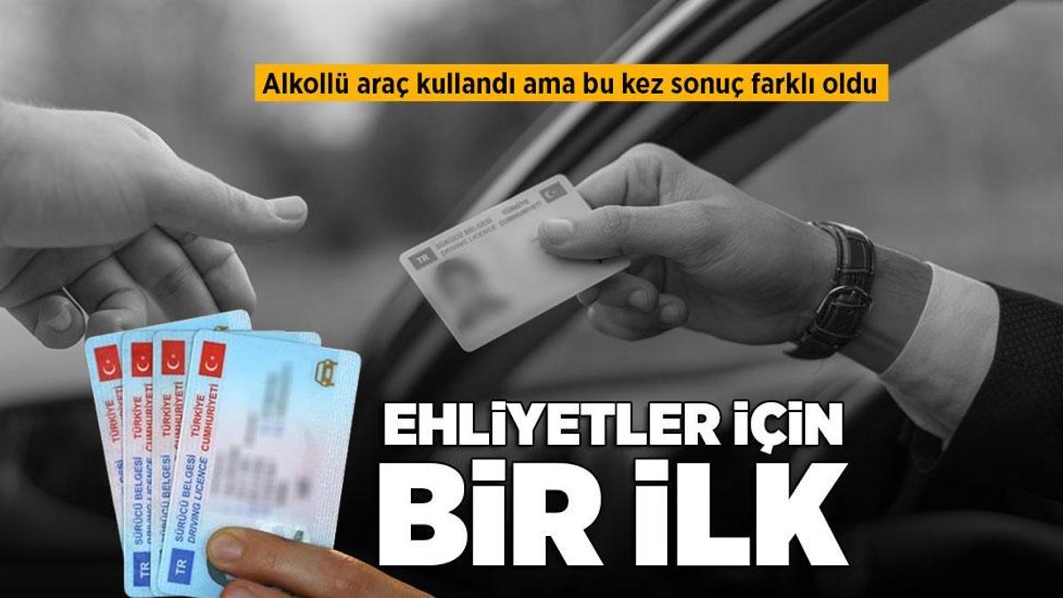 Alkollü araç kullandı, ehliyetine el konuldu! Mahkemeden emsal karar