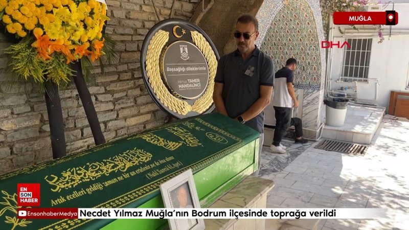 Hakan Yılmaz’ın hayatını kaybeden babası son yolculuğuna uğurlandı