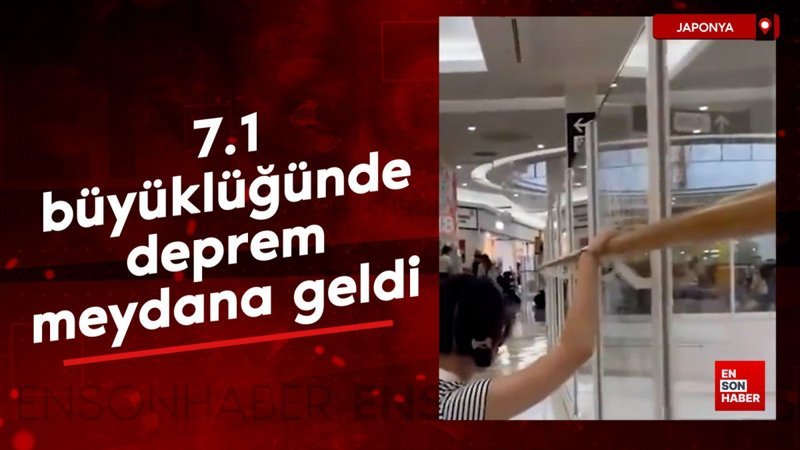 Japonya’da 7.1 büyüklüğünde deprem meydana geldi