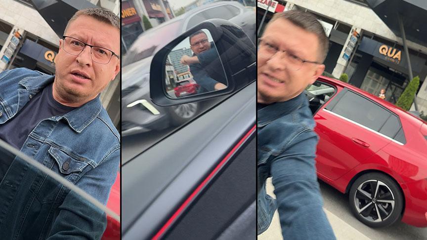 Trafikte dehşet anları! ‘Koşarken araca vurdu ve yere düştü’